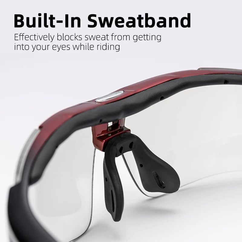 Cycling Polarized Glasses Bike Photochromic Outdoor Sports Sunglasses MTB PC Goggles Eyewear 5/3 Lens Bicycle Accessory