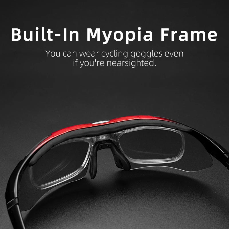 Cycling Polarized Glasses Bike Photochromic Outdoor Sports Sunglasses MTB PC Goggles Eyewear 5/3 Lens Bicycle Accessory