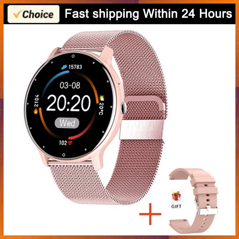 2025 Waterproof Smart Watch for Men and Women - Heart Rate Monitor, Fitness Tracker, and Stylish Gift for All Occasions