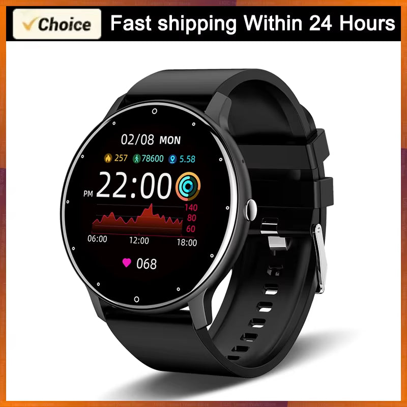 2025 Waterproof Smart Watch for Men and Women - Heart Rate Monitor, Fitness Tracker, and Stylish Gift for All Occasions
