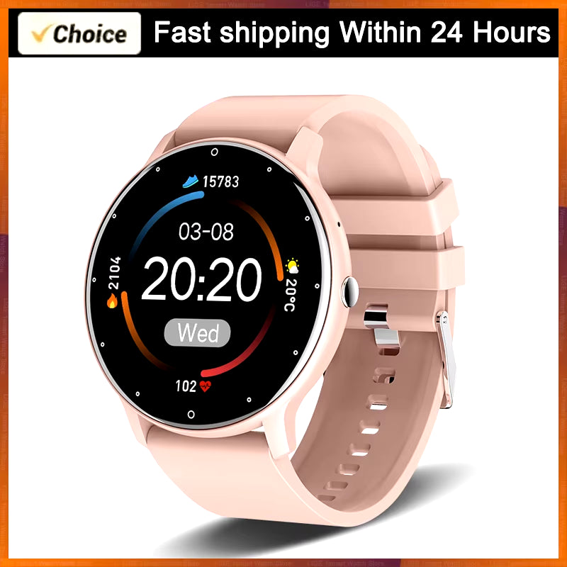2025 Waterproof Smart Watch for Men and Women - Heart Rate Monitor, Fitness Tracker, and Stylish Gift for All Occasions
