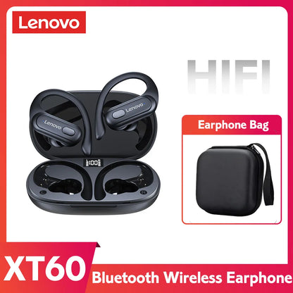 XT60PRO Sports Wireless Headphones Bluetooth Earphones Earbuds Noise Reduction Headset with Mic Earhook