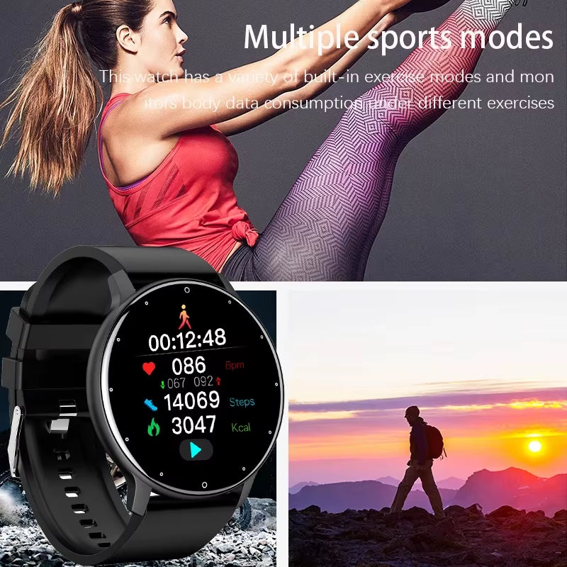 2025 Waterproof Smart Watch for Men and Women - Heart Rate Monitor, Fitness Tracker, and Stylish Gift for All Occasions