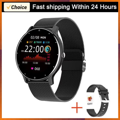 2025 Waterproof Smart Watch for Men and Women - Heart Rate Monitor, Fitness Tracker, and Stylish Gift for All Occasions