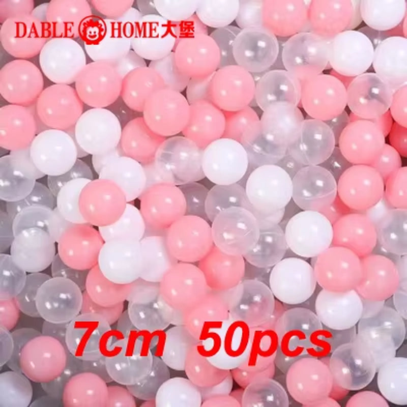 Ocean Ball Outdoor Sport Plastic with Playpen Eco-Friendly Water Pool Wave Pit 7Cm50Pcs Stress Air Funny Toys for Children