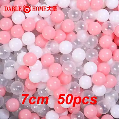 Ocean Ball Outdoor Sport Plastic with Playpen Eco-Friendly Water Pool Wave Pit 7Cm50Pcs Stress Air Funny Toys for Children