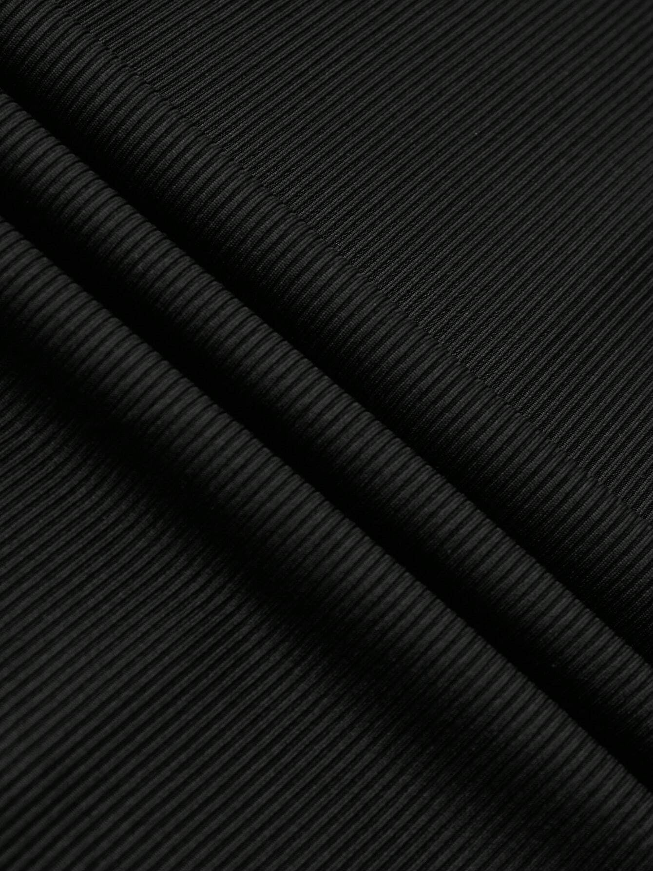 Franclia Plain Color Asymmetric Hem Top and Pants Two Piece Set