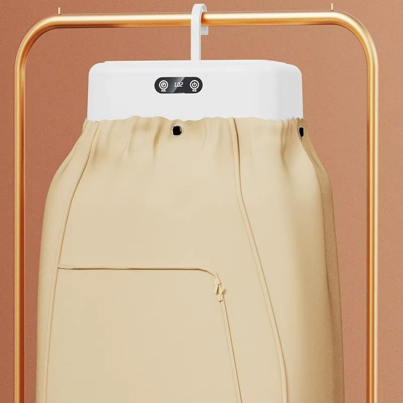New Mini Portable Dryer Foldable Electric Dryer Intelligent Timed Fast Drying Household Cabinet with Drying Bag Compact Travel