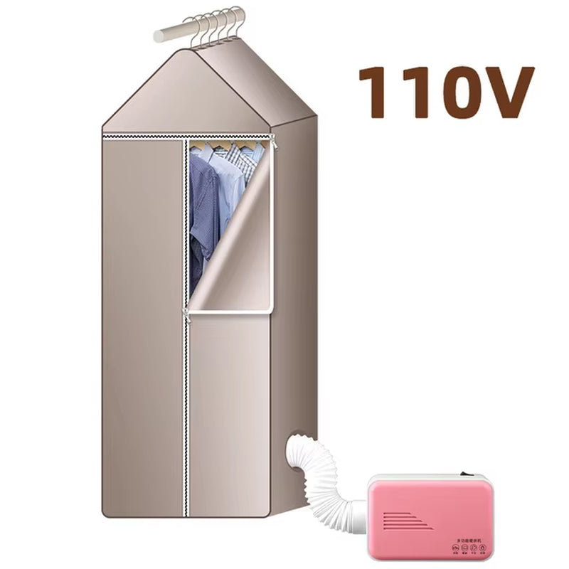 110V/220V Electric Clothes Dryer Laundry Multifunction Quickly Drying Clothes Shoes Warm Air Clothes Dryer Heater Drying Machine