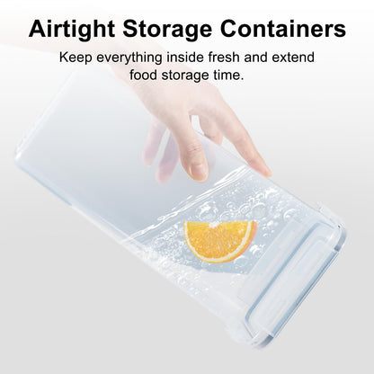 SET of 4 AIR TIGHT STORAGE CONTAINERS CEREAL FOOD DRY KITCHEN PATRY DISPENSER