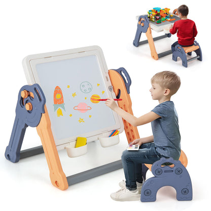 6-In-1 Multi-Activity Kids Play Table and Chair Set