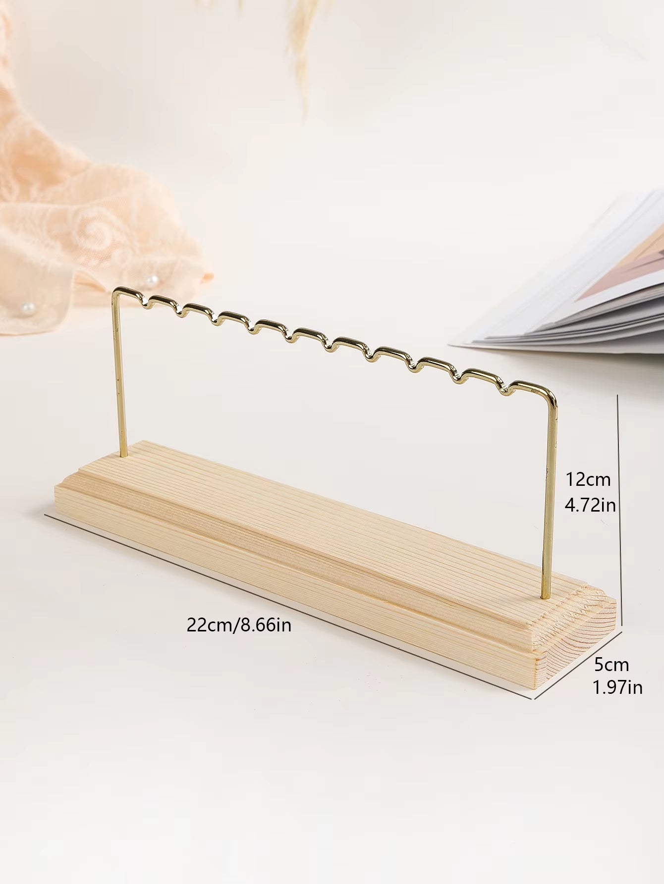 Earring Necklace Ring Bracelet Jewelry Holder Jewelry Display Organizer Holders Metal Storage Racks