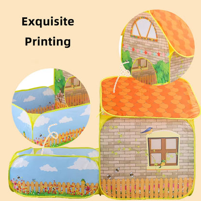 Outdoor Garden Toy Tent Baby Playpen Baby Ball Pool Children'S Play Tent Kid Playground Toy House