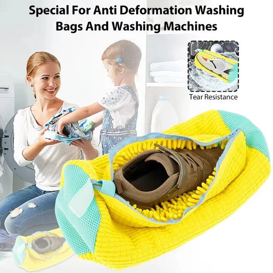 Shoe Washing Machine Bag: Laundry Shoe Bag for Washer and Dryer,Reusable Shoe Cleaning Bag for Sneaker Tennis Shoes Unstain Kit