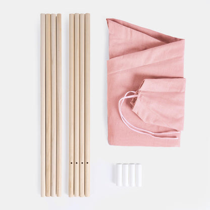 Teepee Play Tent Kids Foldable Sleepover Indoor Childrens Storage Wigwam House