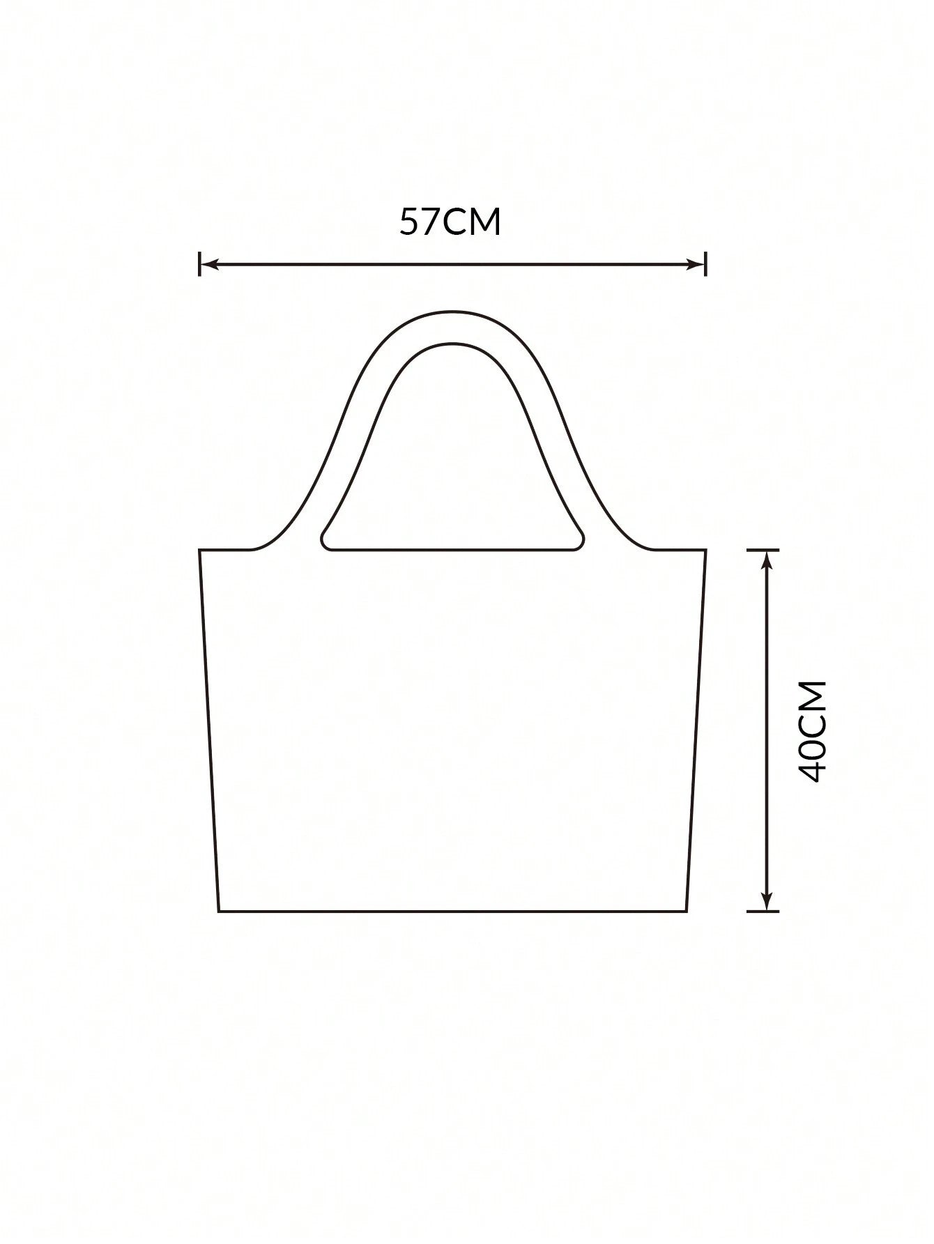 SUPERMAN X  1Pc Print Fashionable Black Tote Bag