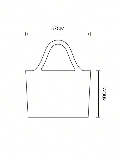 SUPERMAN X  1Pc Print Fashionable Black Tote Bag