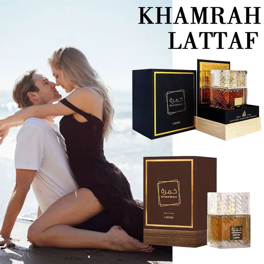 100Ml Lattafa Khamrah Qahwa 3.4 Oz Eau De Toilette for Men and Women Perfume Middle East Arab Dubai Perfume