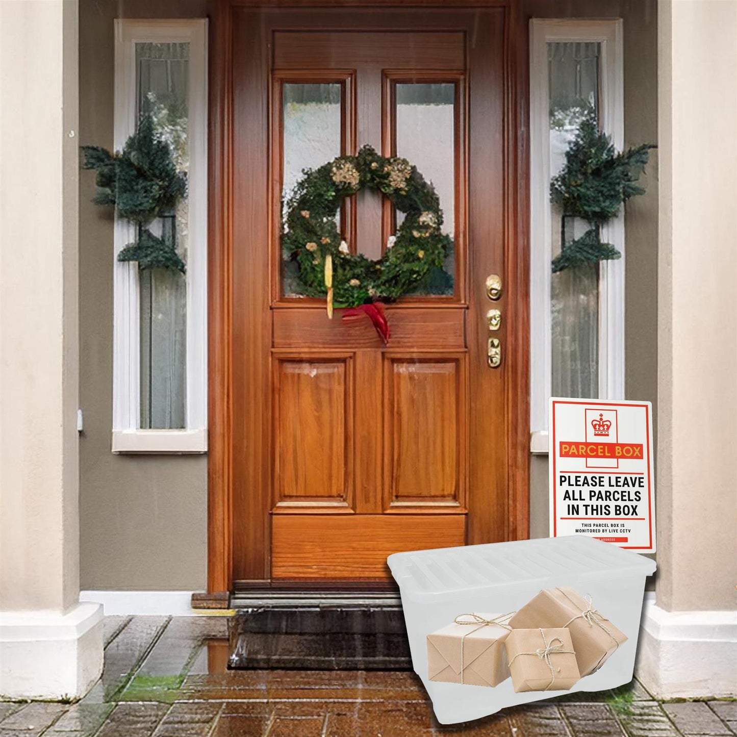 Clear Plastic Storage Boxes with Lids Stackable Box Home Office Kitchen UK Made