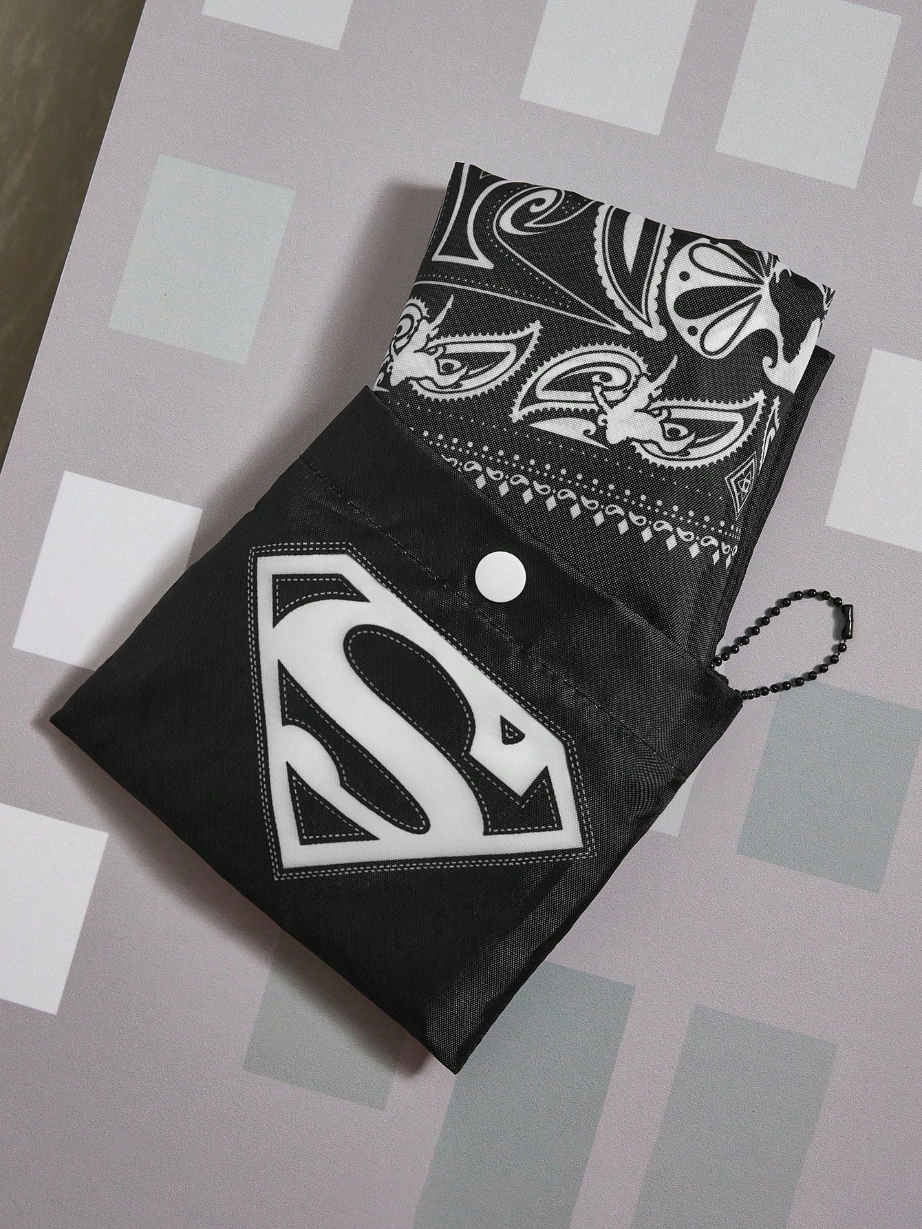 SUPERMAN X  1Pc Print Fashionable Black Tote Bag