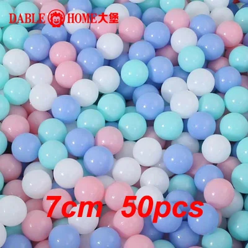 Ocean Ball Outdoor Sport Plastic with Playpen Eco-Friendly Water Pool Wave Pit 7Cm50Pcs Stress Air Funny Toys for Children