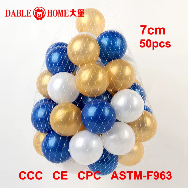 Ocean Ball Outdoor Sport Plastic with Playpen Eco-Friendly Water Pool Wave Pit 7Cm50Pcs Stress Air Funny Toys for Children