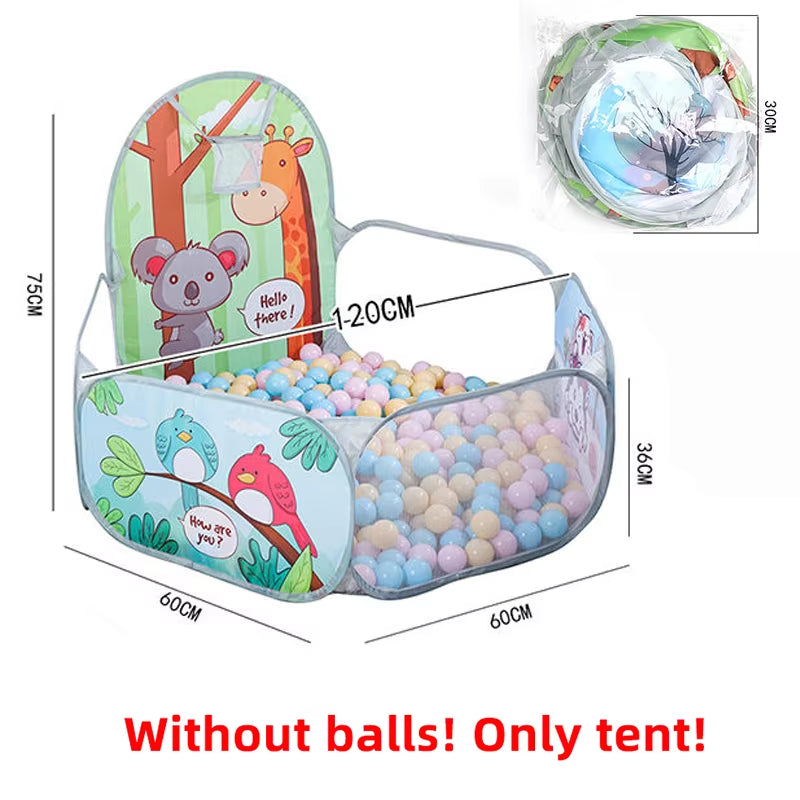 Outdoor Garden Toy Tent Baby Playpen Baby Ball Pool Children'S Play Tent Kid Playground Toy House