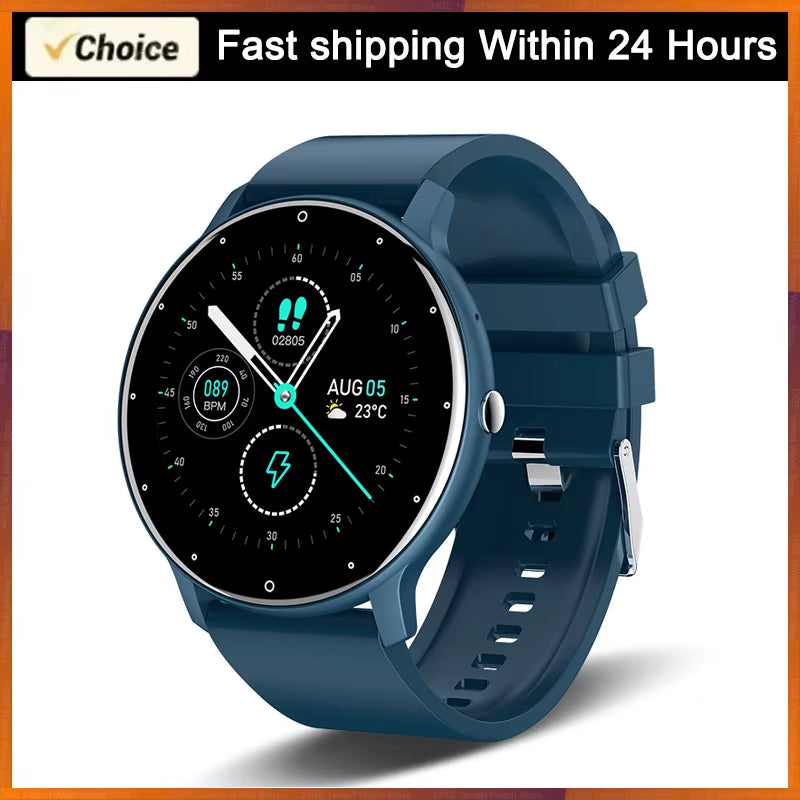 2025 Waterproof Smart Watch for Men and Women - Heart Rate Monitor, Fitness Tracker, and Stylish Gift for All Occasions