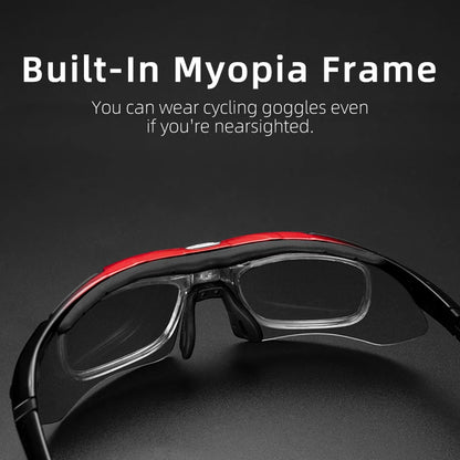 Cycling Polarized Glasses Bike Photochromic Outdoor Sports Sunglasses MTB PC Goggles Eyewear 5/3 Lens Bicycle Accessory