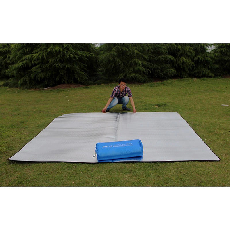 Ultralight Waterproof Camping Mat Picnic Blanket Beach Mattress Sleeping Pad Aluminum Foil EVA Foam Mat Outdoor Tent Footprint