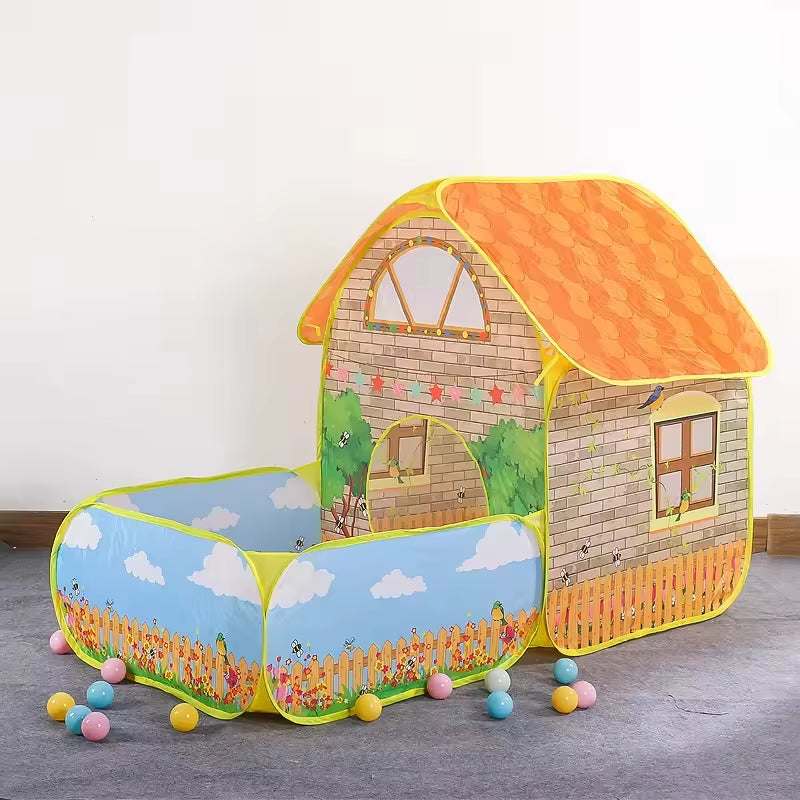 Outdoor Garden Toy Tent Baby Playpen Baby Ball Pool Children'S Play Tent Kid Playground Toy House