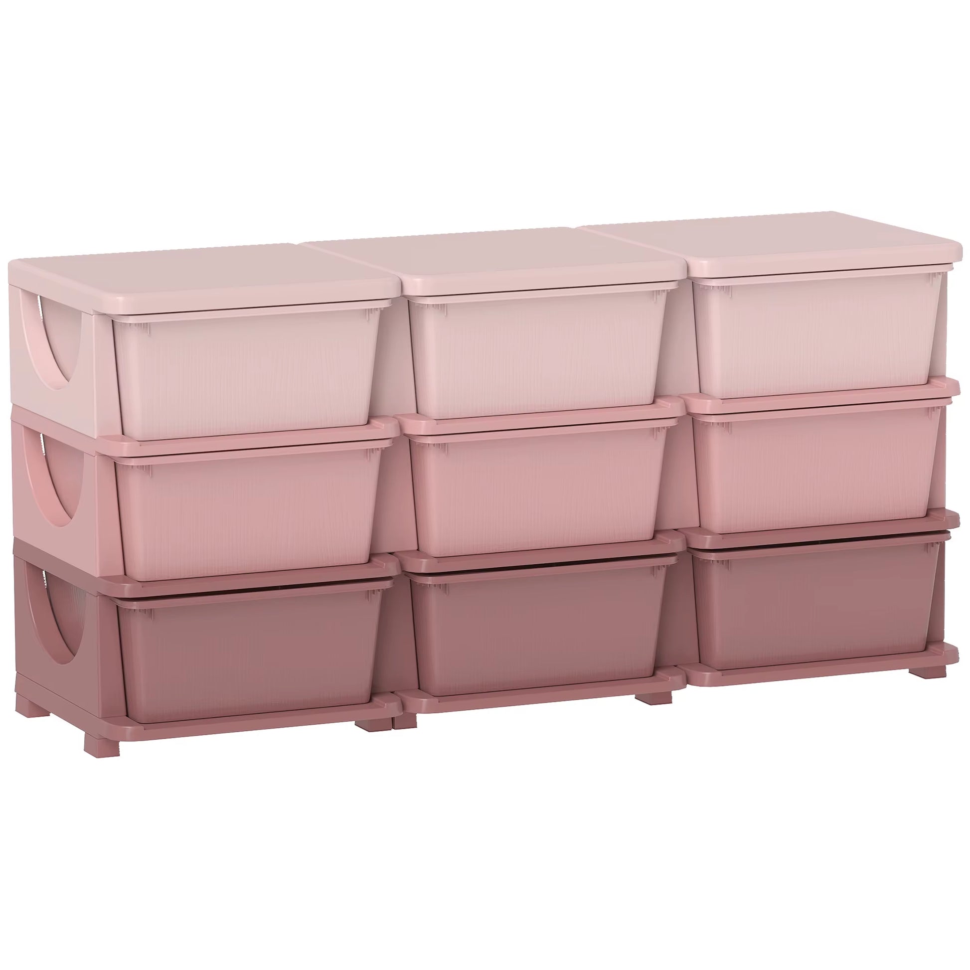 Kids Storage Units with Drawers 3 Tier Chest Dresser Tower