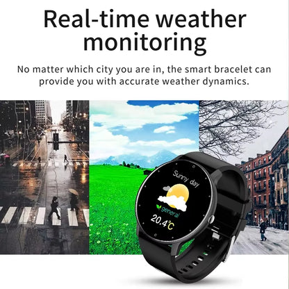 2025 Waterproof Smart Watch for Men and Women - Heart Rate Monitor, Fitness Tracker, and Stylish Gift for All Occasions