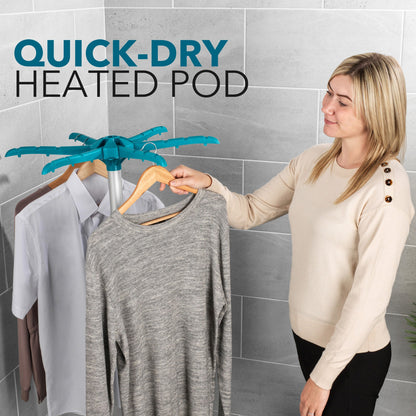 Beldray Electric Heated Clothes Dryer & Cover Indoor Use Lightweight 900/1000W