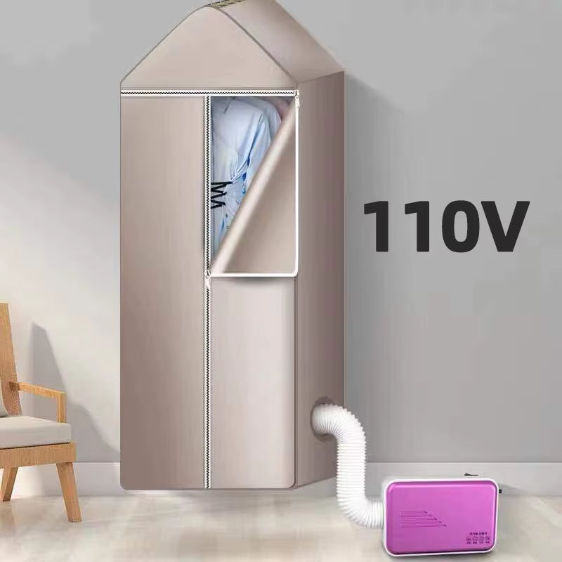 110V/220V Electric Clothes Dryer Laundry Multifunction Quickly Drying Clothes Shoes Warm Air Clothes Dryer Heater Drying Machine