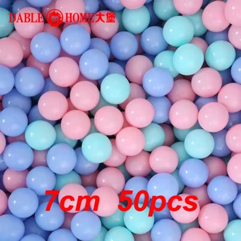 Ocean Ball Outdoor Sport Plastic with Playpen Eco-Friendly Water Pool Wave Pit 7Cm50Pcs Stress Air Funny Toys for Children